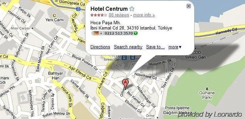 Hotel Centrum Istanbul Turkey